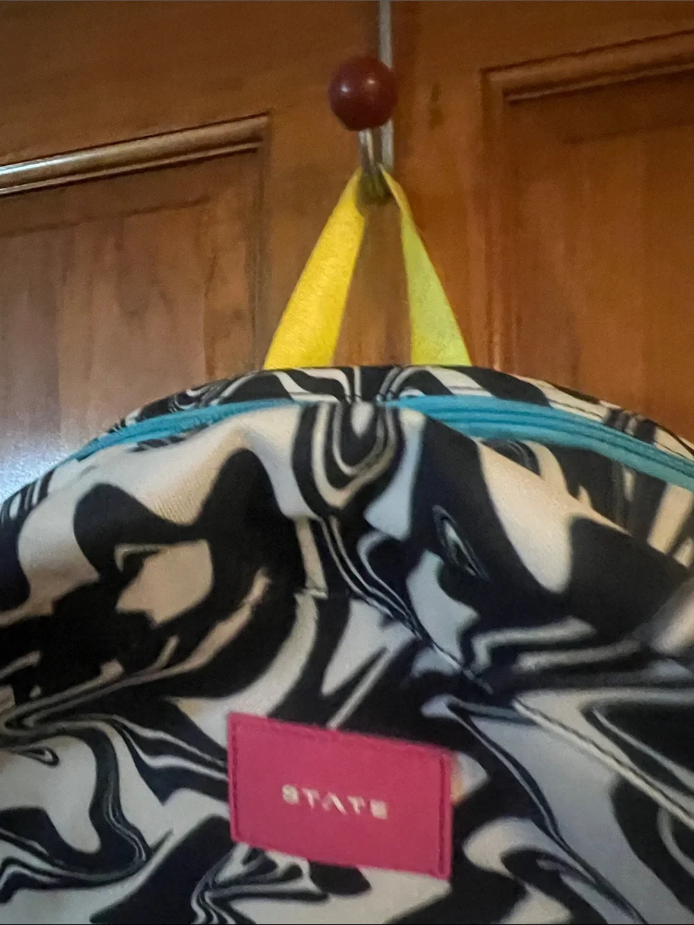 New State Kane Large Marbled Backpack NWT